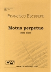 Portada de la partitura Motus perpétuo (CM Ediciones, 2003)